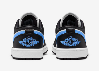 Jordan 1 Low Black University Blue White