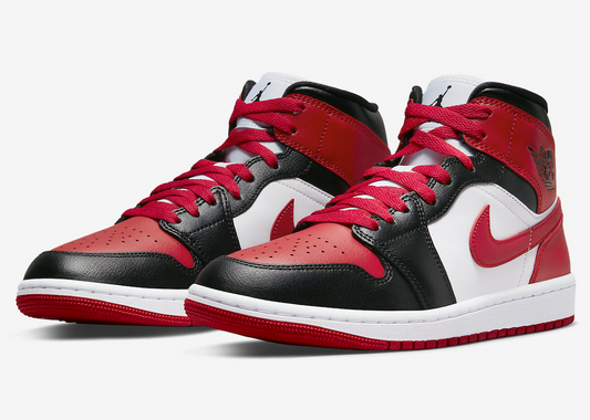 Jordan 1 Mid Alternate Bred Toe (W)