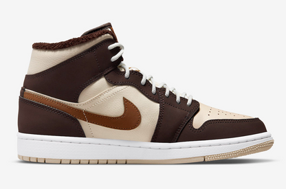Jordan 1 Mid SE Brown Basalt Oatmeal (W)