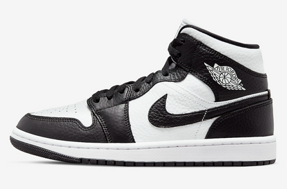 Jordan 1 Mid Split Black White (W)