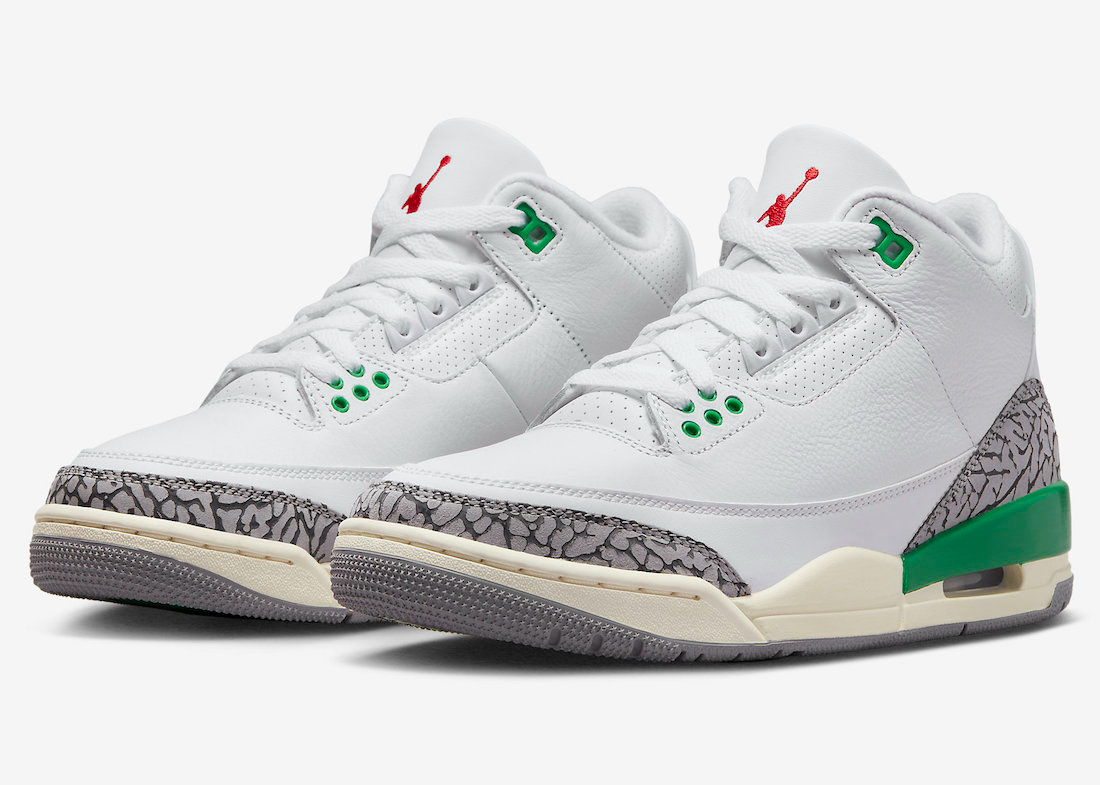 Jordan 3 Retro Lucky Green (Women's)