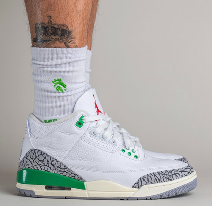 Jordan 3 Retro Lucky Green (Women's)